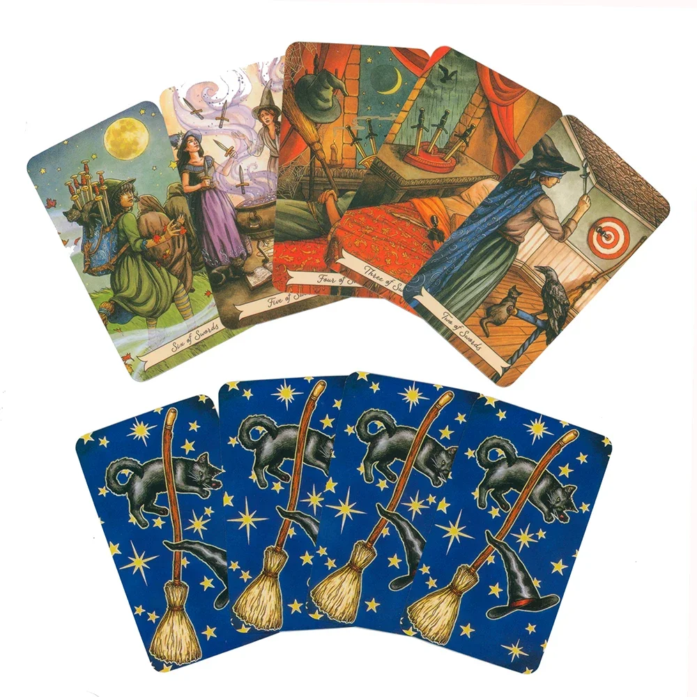 New Everyday Witch Tarot Cards and Guidebook Card Fate Divination Game Tarot Deck For Party Holiday Gift Board Games