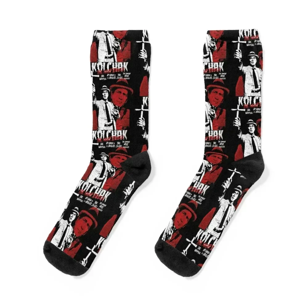 Kolchak - The tv Night Stalker Socks Climbing warm winter japanese fashion Heating sock Socks Ladies Men's