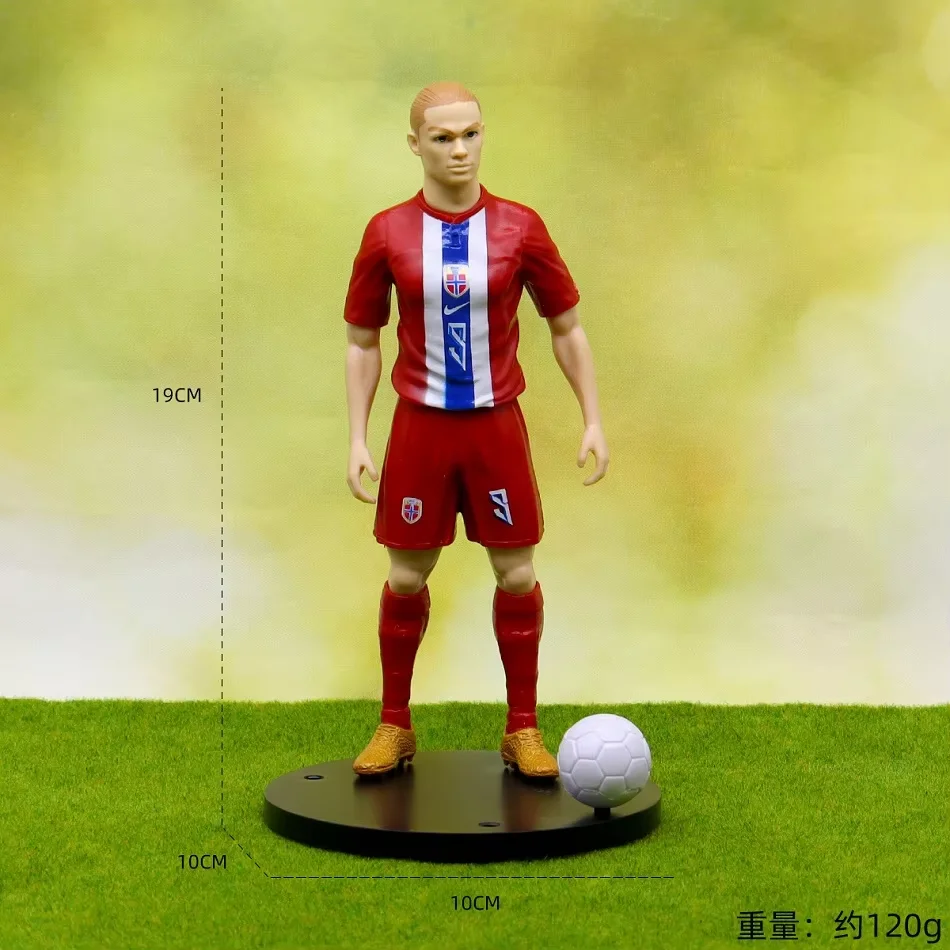 2026 Neue Fußballstar-Figuren von Ronaldo, Messi, Mbappé, Niedliche Cartoon-Actionfiguren, Auto-Zubehör, Geschenke für Fußballfans