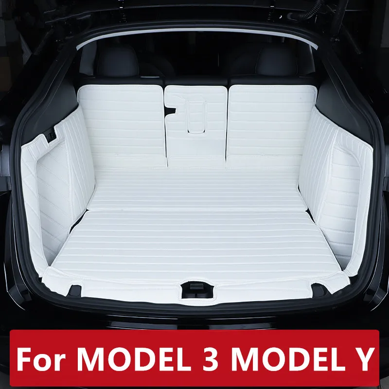 

Коврик для багажника автомобиля, прочный полноразмерный коврик для хранения в багажнике, модель 3, модель Y