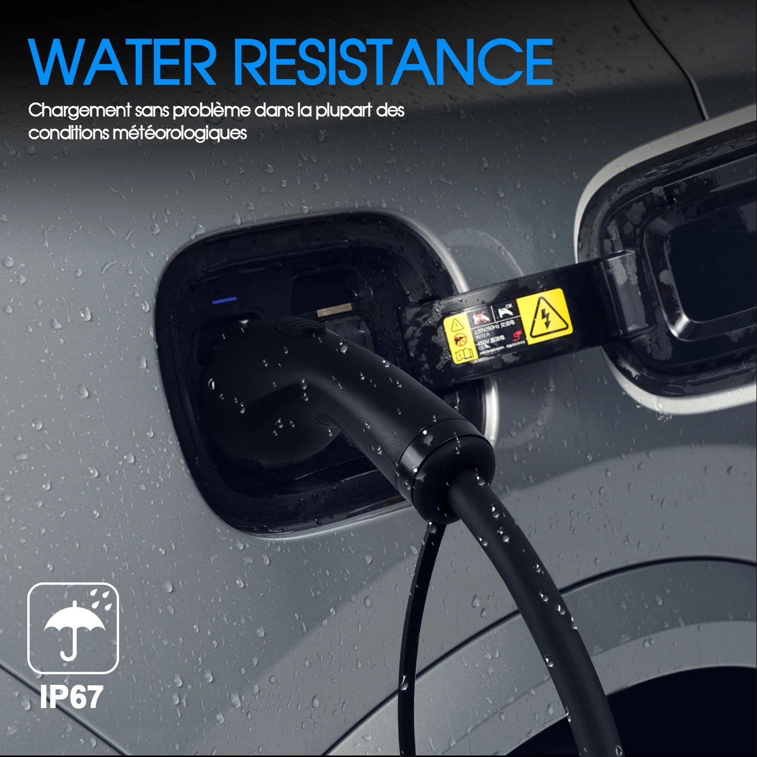 Kolanky EV Charger Plug GBT Standard 32A 7.2KW Replacement For Mobile EV Charger And Charging Station