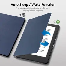 Custodia Kobo Aura Edition 2 N236 6 Pollici – Cover Ultrasottile E Leggera Con Chiusura Magnetica E Funzione Sleep/Wake Automatica (Nero)