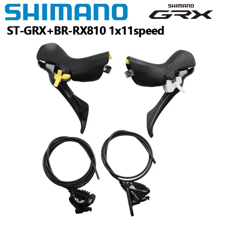 SHIMANO GRX RX810 1x11S 2x11 Speed Hydraulic Disc Brake Groupset Lever ST-RX810 Brake BR-RX810-F BR-RX810-R Bike Accessories