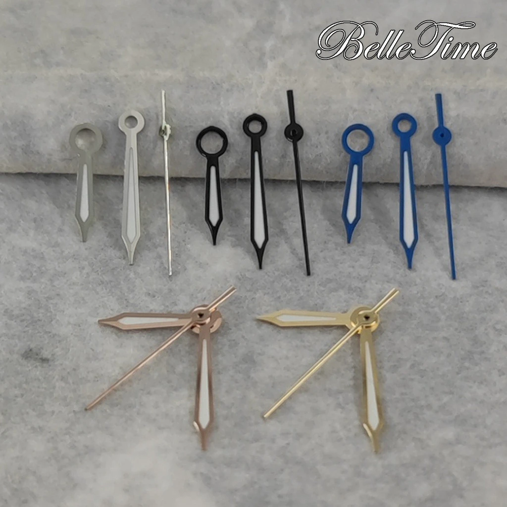 NH35 NH36 Hands Watch Accessories Santos Modification Parts Watches Needles Green Luminous For NH34 NH35 4R35 NH36 4R36 Movement
