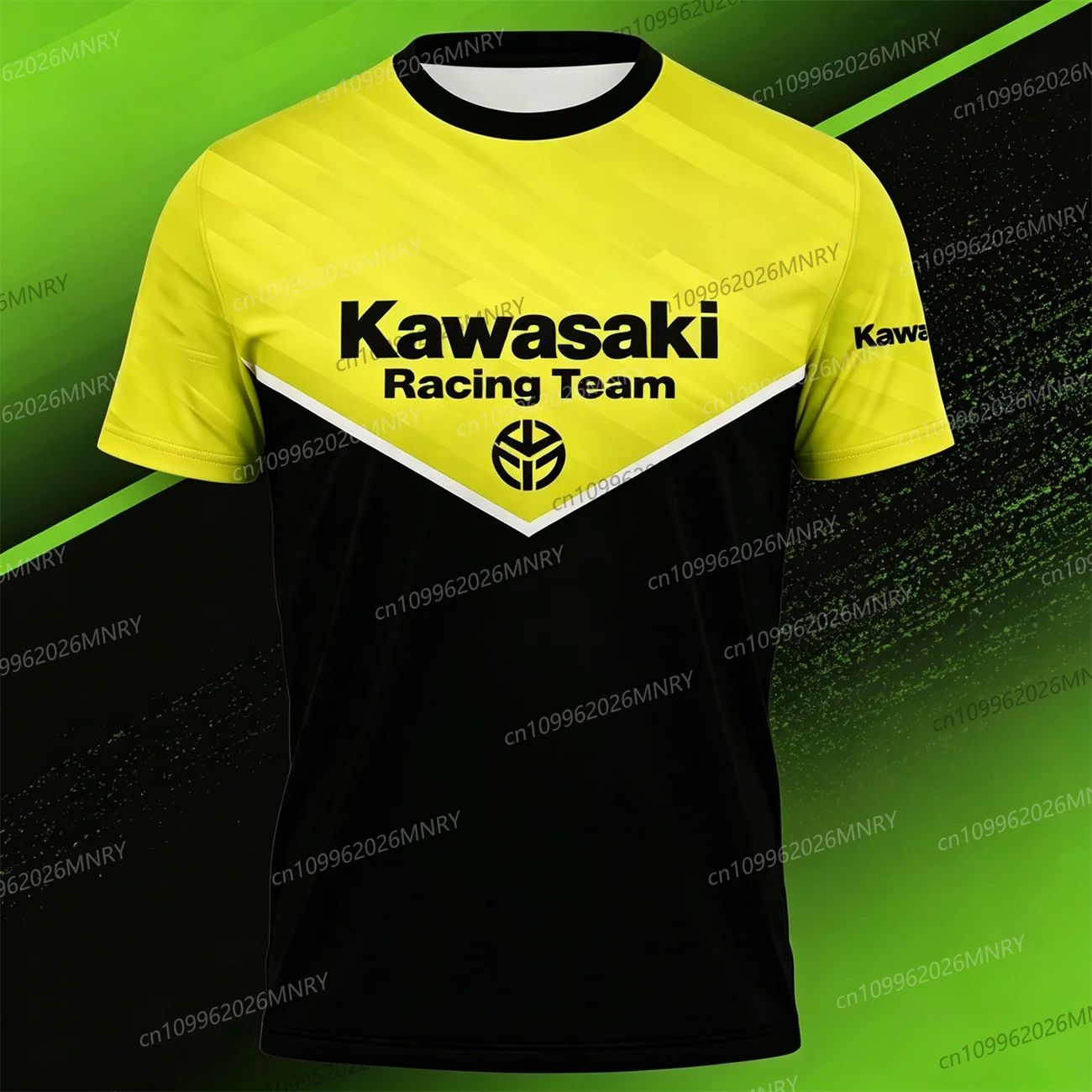

3d Print Kawasaki T-Shirt Riding T-Shirt Sunscreen Fast Drying Men's clothing Women T-shirt Summer clothes for man Motorcycle
