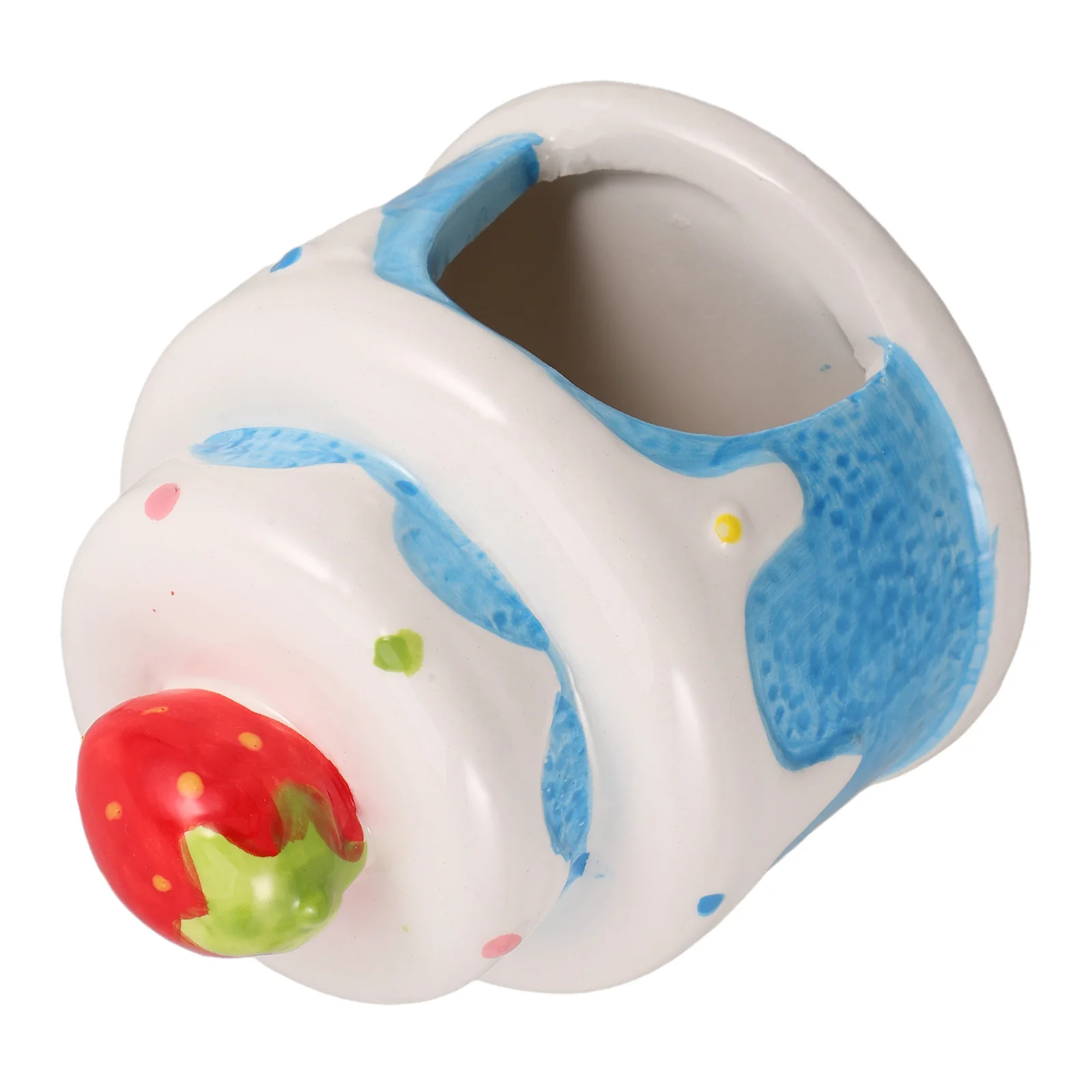 

Pet Summer House Small Animals Double Layer Ceramic Hamster Chinchilla Nest Cool Hideout Cozy Sleeping Area Play Space