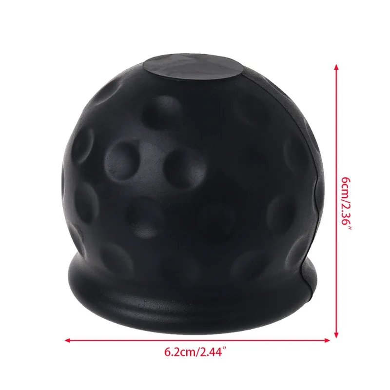 New Car Trailer Ball Head Protective Cover Yacht Trailer Ball Head Rubber Cover Colored Trailer Connection Protective Ball Head