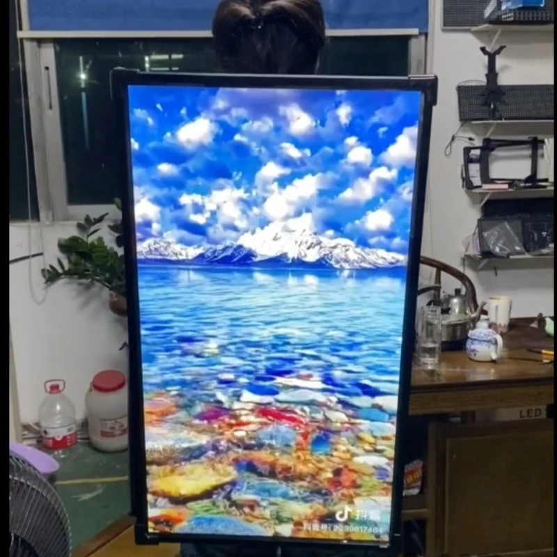 15.6-32inch LCD Digital Walker Billboard Backpack Walking Billboard Human Walking Advertising Billboard