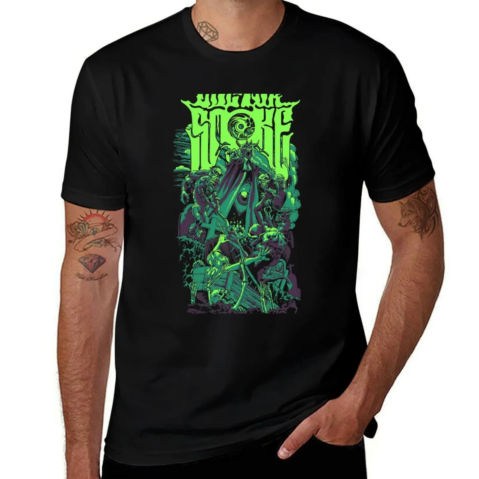 Monster Burial T-Shirt UV Sun Protection Tee Shirt T-Shirt