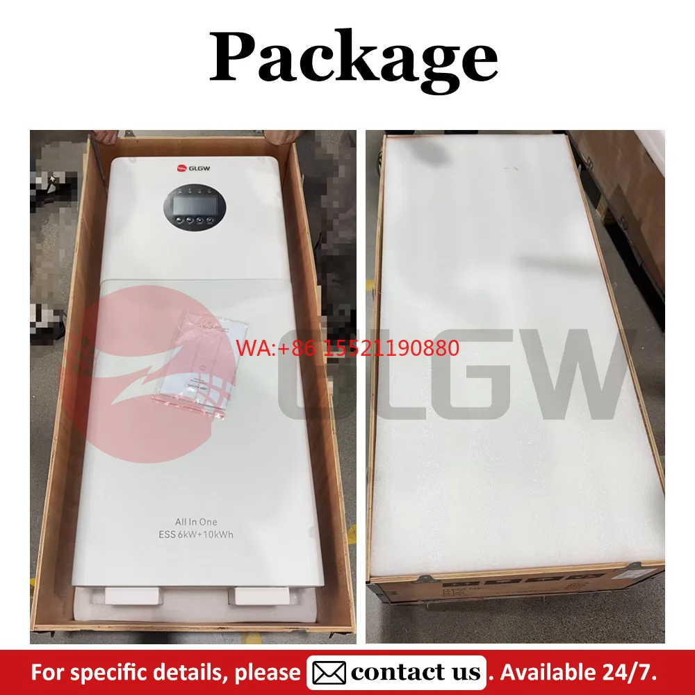 Energy Storage Solution with Smart BMS LiFePO4 Home Energy Storage System 6kw Inverter 10kwh Battery Solar Residential