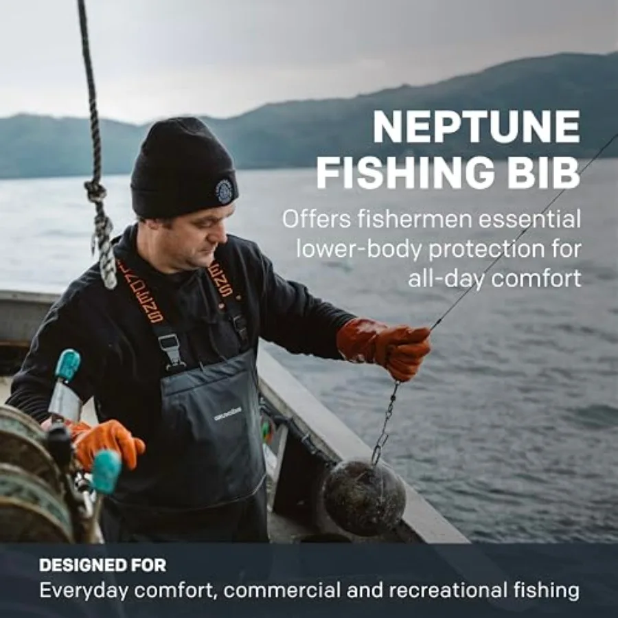 Grundéns Men's Neptune Commercial Fishing Bib Pants, Waterproof, Adjustable