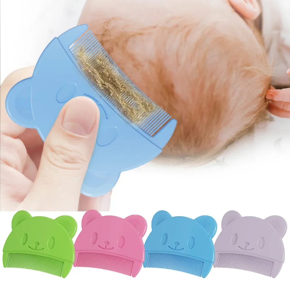 Accesorios para el cuidado del bebé, peine con cabeza Fetal y grasa, baño infantil, suave, suministros de limpieza del cabello para recién nacidos, masajeador de cabeza