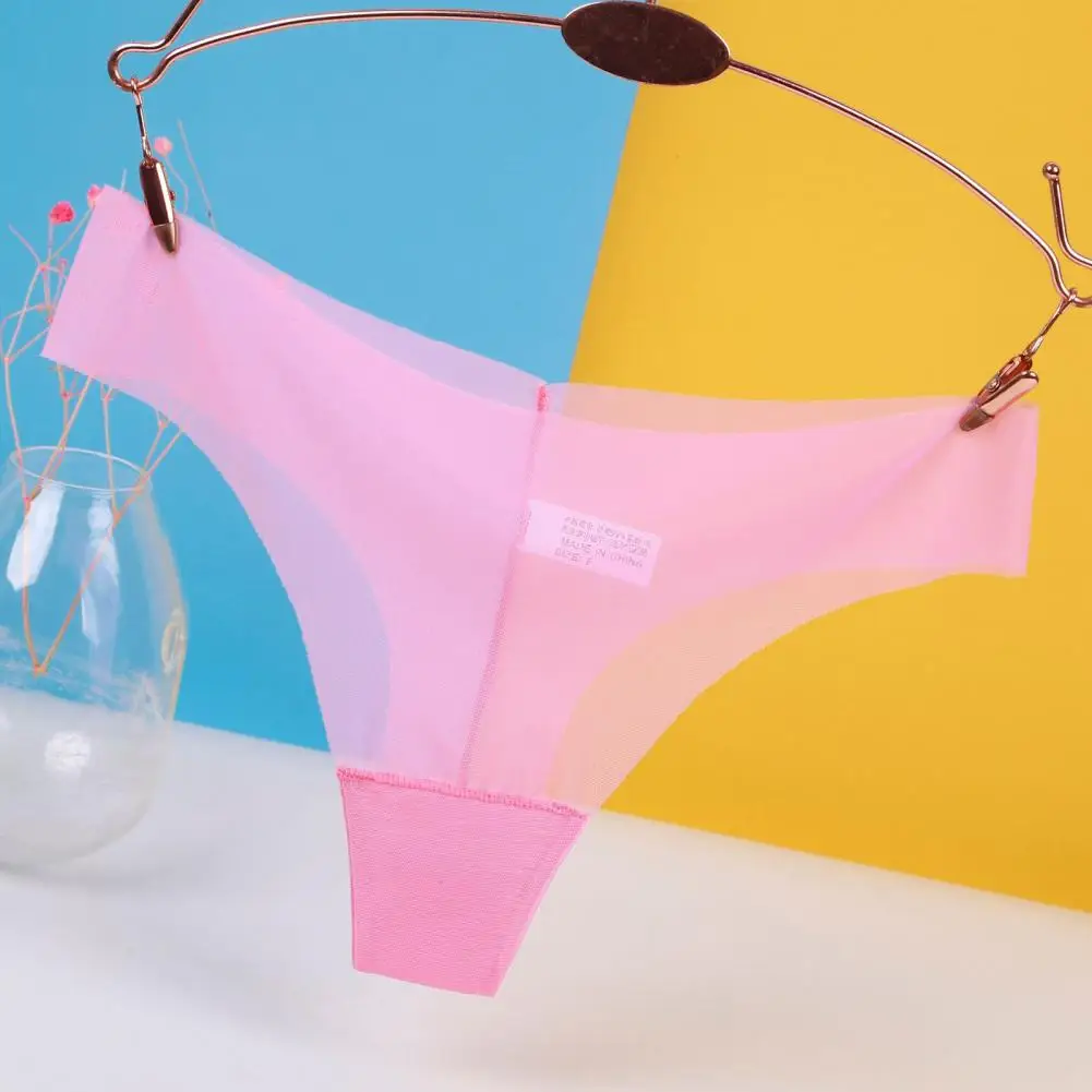 2025 Ultra-thin Panties Underwear Breathable Mesh Women's Low Waist Panties Soft Stretchy Anti-septic Underpants for Ladies