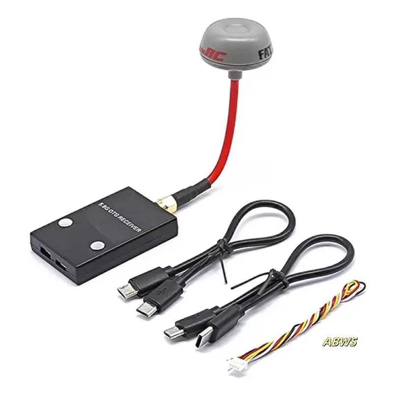 5.8G 56CH Mini FPV Ontvanger UVC Video Downlink OTG Voor Android Mobiele Telefoon Smartphone FPV Quadcopter Drone