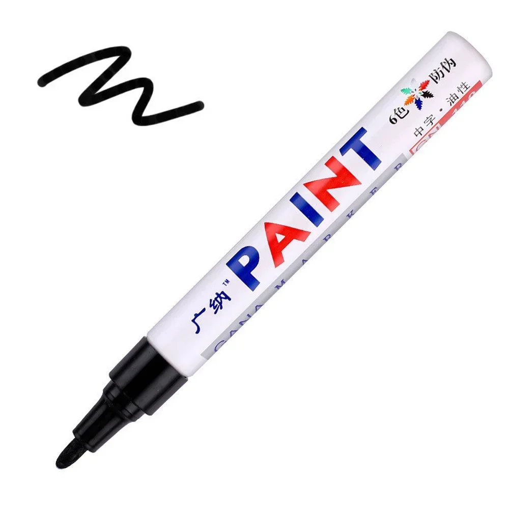 Waterproof Car Tyre Tire Tread Tire Paint Pen DIY Art Drawing Pen for RC Car Crawler TRX4 TRX6 Axial Wall Seam Paint Marker Pen