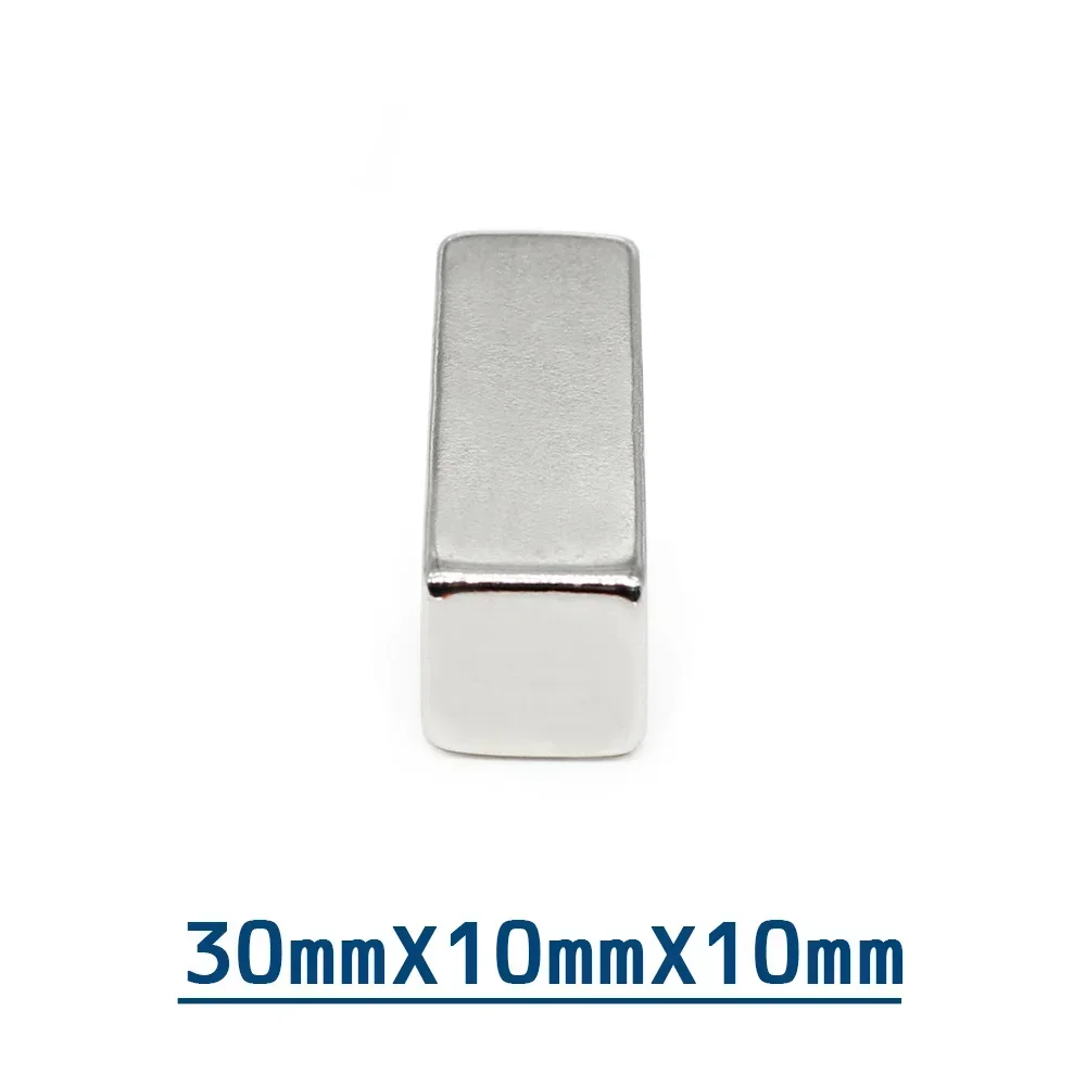 1/2/5/10/15PCS 30x10x10mm Block Rare Earth Neodymium Magnet Sheet 30x10x10 Rectangular Permanent Strong Magnets 30*10*10 mm