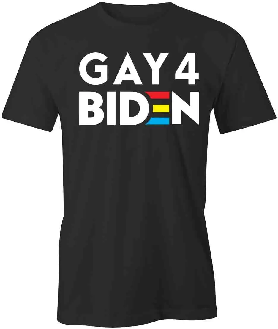 Gay 4 Biden T-Shirt | Black, Printed Tees, Graphic Tshirts | Biden, Democrats, Political, Politics, Love