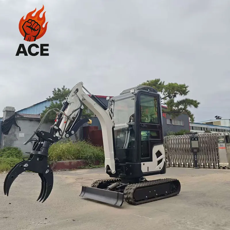 

free shipping kubota 2 ton Mini Excavator EURO5 Mini Digger customized color Mini bagger Farm garden Excavator with lawn mower