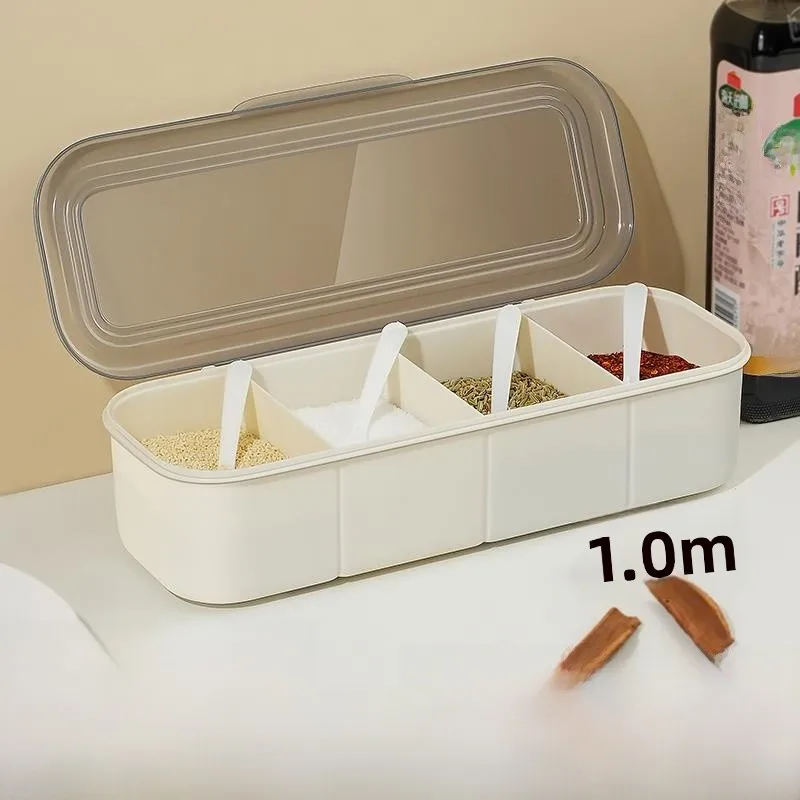 

Многофункциональный контейнер для приправ и специй, коммерческий дозатор соли, усилитель вкуса, пластиковый контейнер для домашнего использования