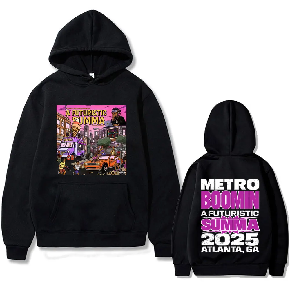 

Rapper Metro Boomin A Futuristic Summa 2025 Hoodie Men Women Fashion Casual Oversized Pullover Men's Hip Hop Pop Music Hoodies