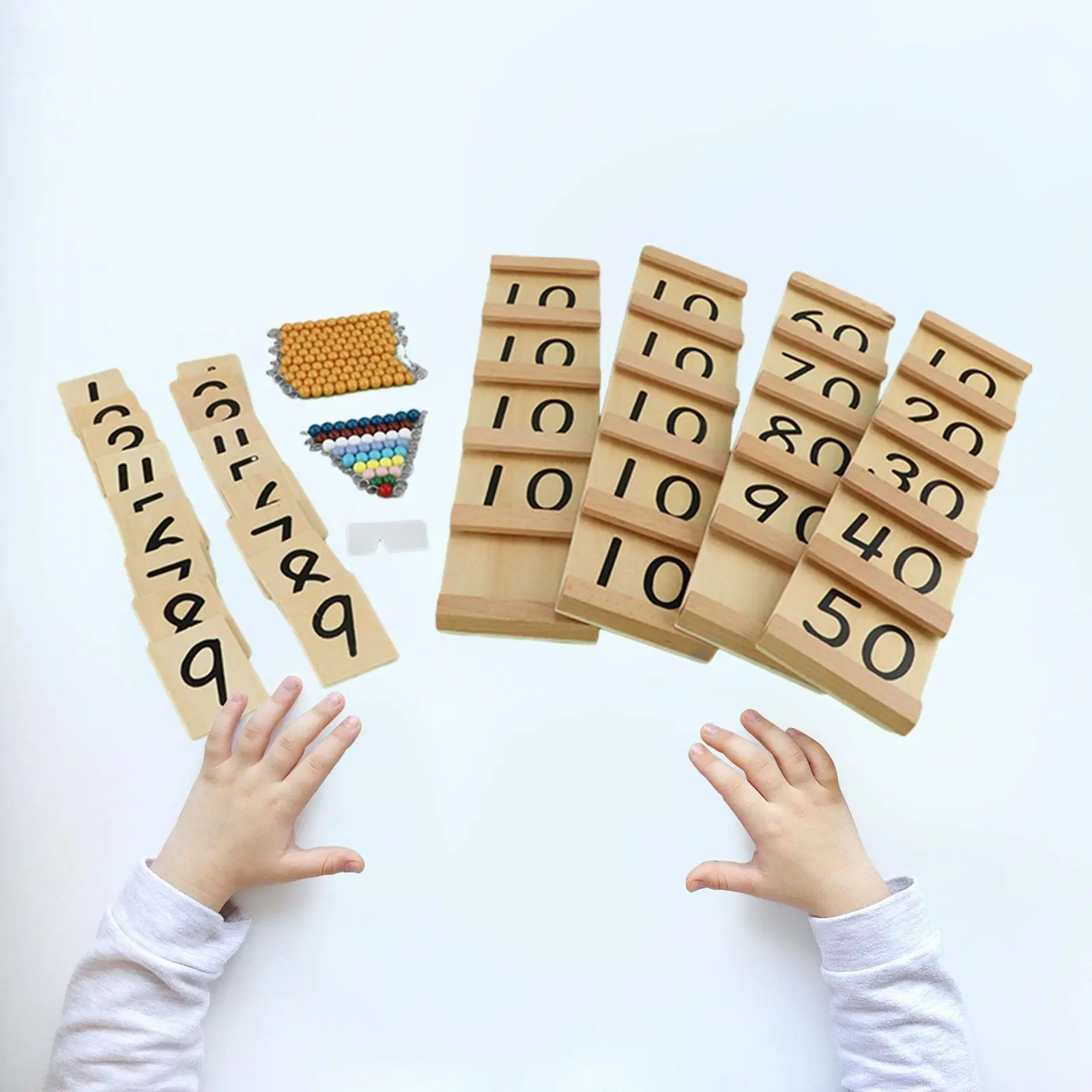 Materiali giocattolo matematico Gioco interattivo Coordinazione occhio-mano della prima infanzia Giocattolo di conteggio per ragazzi e ragazze dai 3 anni in su Regalo di festa