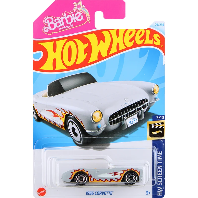 Hot Wheels Barbie The Movie GMC Hummer EV 1956 Corvette Pop Culture 65 Corvette C8.R Kool Kombi Volkswagen 1/64 Diecast Car Toy