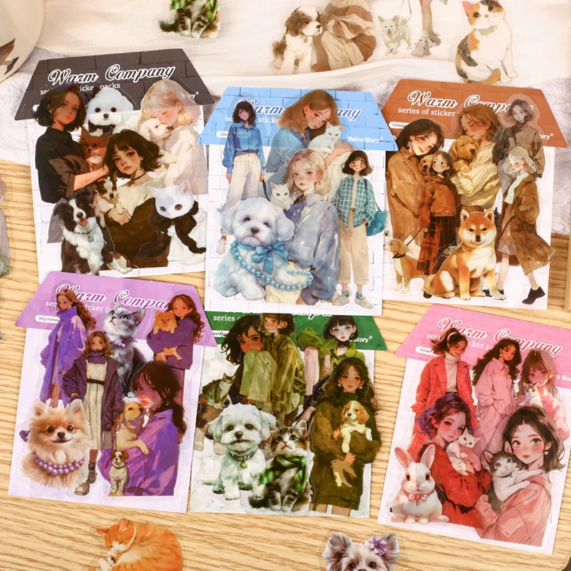 

90 шт., теплая серия-компаньон, тема персонажа, материал для справочника, наклейка, сделай сам, календарь, поздравительная открытка, альбом для вырезок, фоторамка, альбом