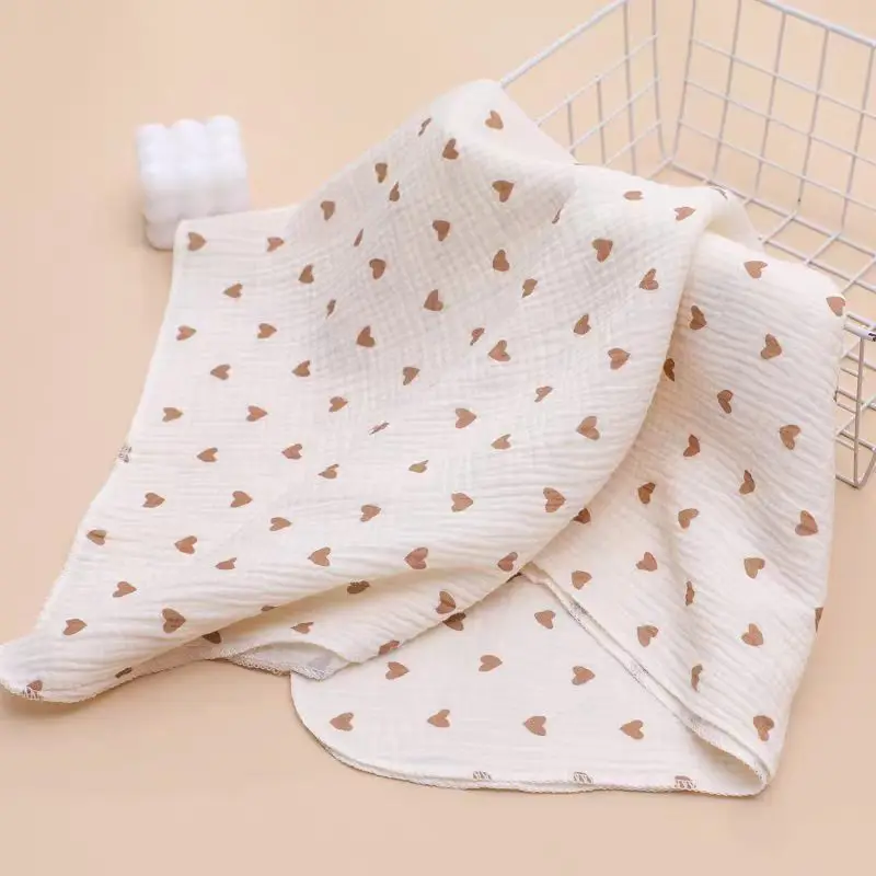 100% Cotton Gauze Baby Blanket, Swaddling Blanket, Super Cute Printed Pattern, Soft and Comfortable Baby Wrap Blanket