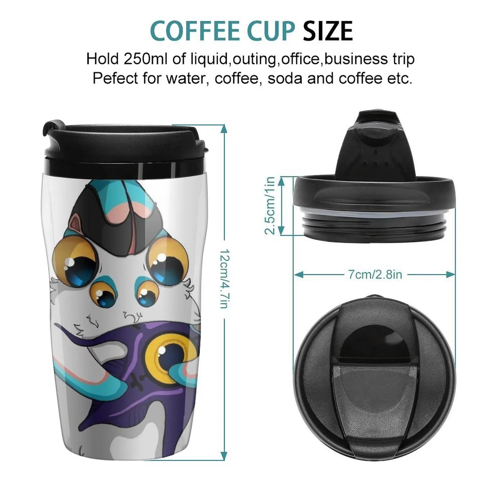 New Subnautica Pengling Travel Coffee Mug Large Cups For Coffee Coffee Goods Teaware Cafes