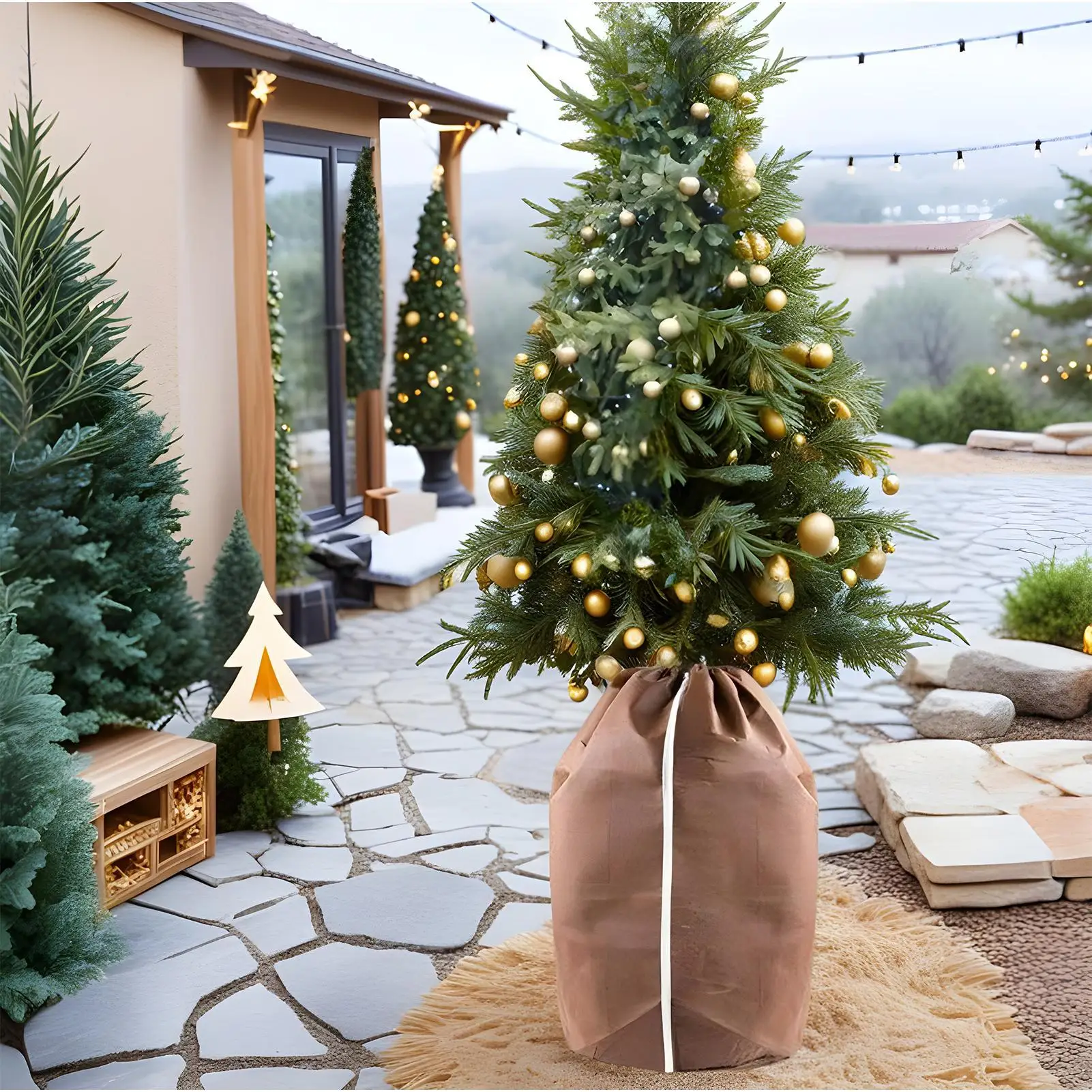 

Чехлы для растений, защита от замерзания, дышащее одеяло, снежный барьер, морозная ткань, защита от замерзания растений для садового дерева, розового куста