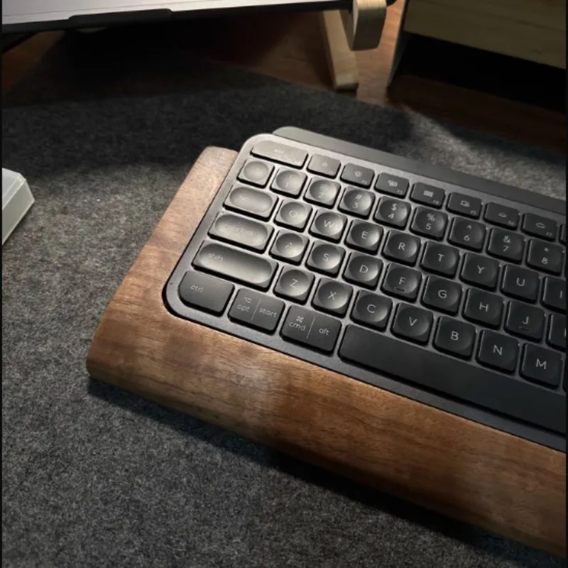 

Hot Selling Walnut Roewe Mxkeys Base Bracket MX Mechanical Mini Keyboard Hand Support Palm Support Protective Package Customi