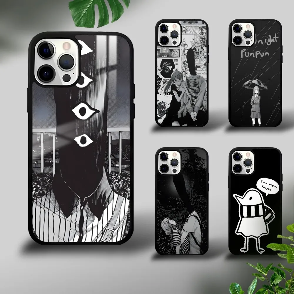 Babaite Goodnight P-Punpun Phone Case For iPhone 16 15 14 13 12 11 Pro Xs Max Mini Plus Celulares Hard Funda