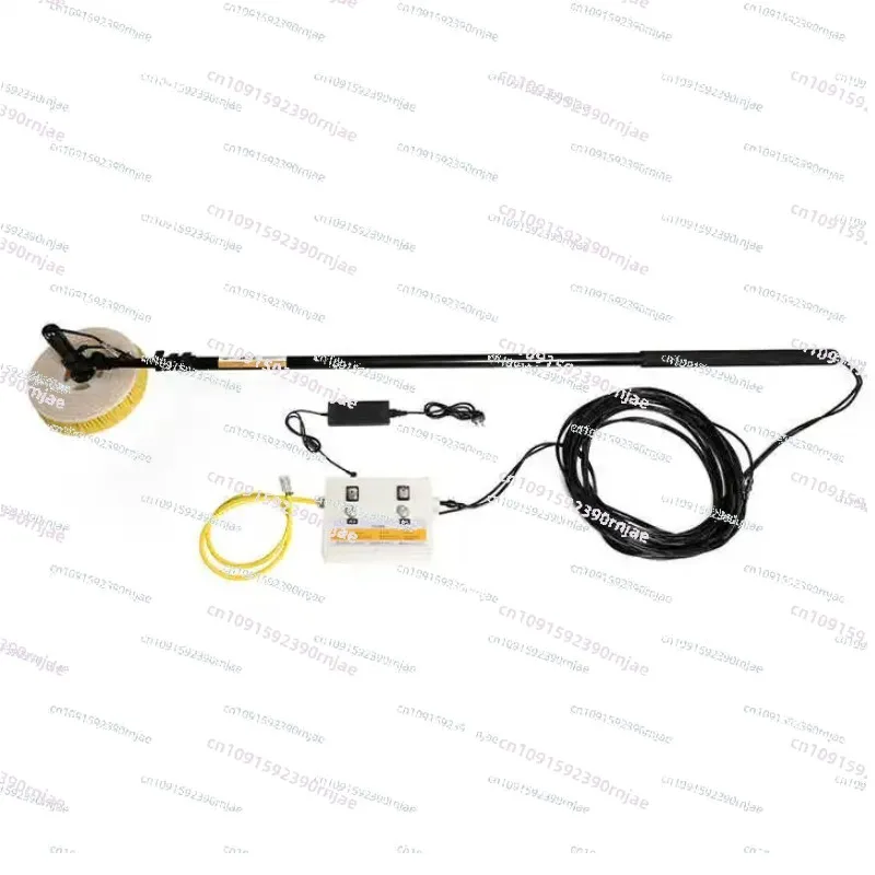 Suitable for Photovoltaic Cleaning Rotating Brush Retractable Length Single Head Solar Panel Cleaning Kit