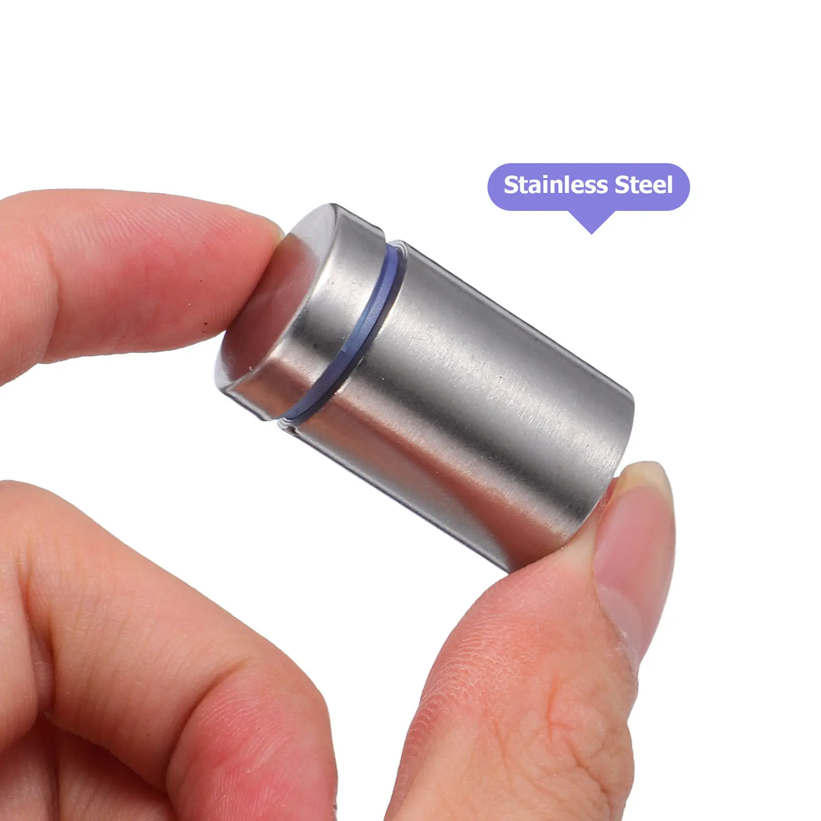 24Pcs Stainless Steel Standoff Screws for Glass Acrylic Wood Walls Advertising Sign Mounting Hardware Display Artwork Poster