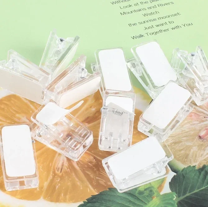 50 قطعة من المشابك ذاتية اللصق شديدة التحمل لتخزين الصور المعلقة على الحائط، محمولة زنبركية محملة لعرض المكتب المنزلي #5