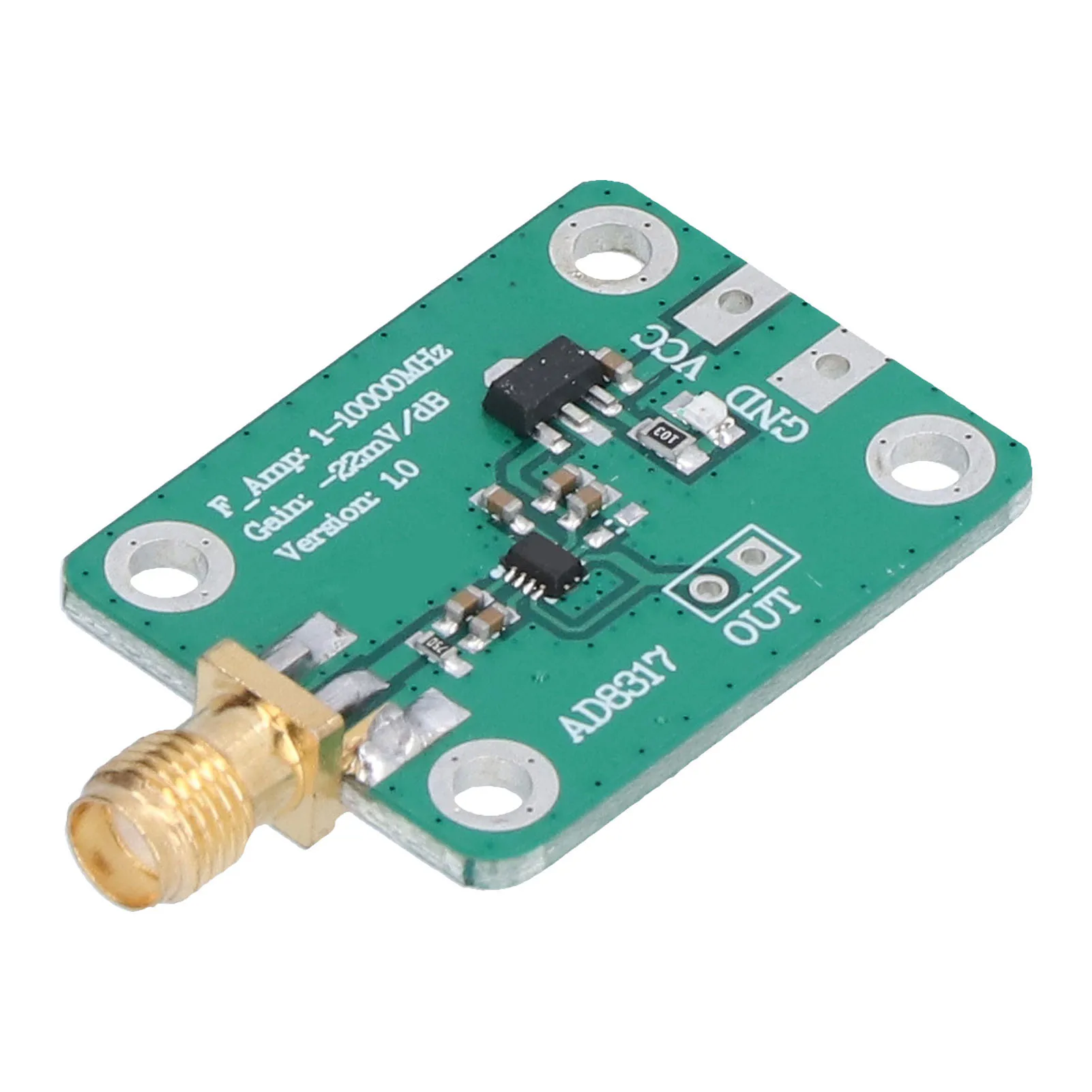 Логарифмический детектор AD8317 от -55 дБм до 0 дБм 1–10000 МГц Измеритель радиочастотной мощности для измерения мощности сигнала