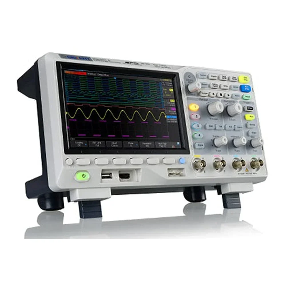 

Technologies SDS1104X-E 100Mhz Digital Oscilloscope 4 channels Standard Decoder, Grey