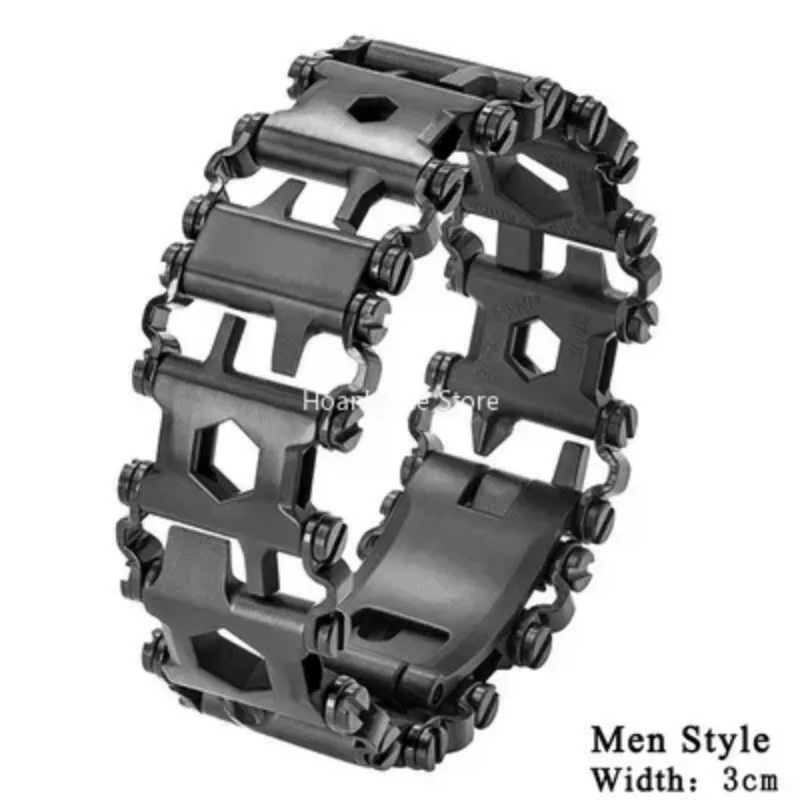 

Men's Wild Outdoor Equipment Multi Tool Bracelet Survival Bracelet Strap Accessories