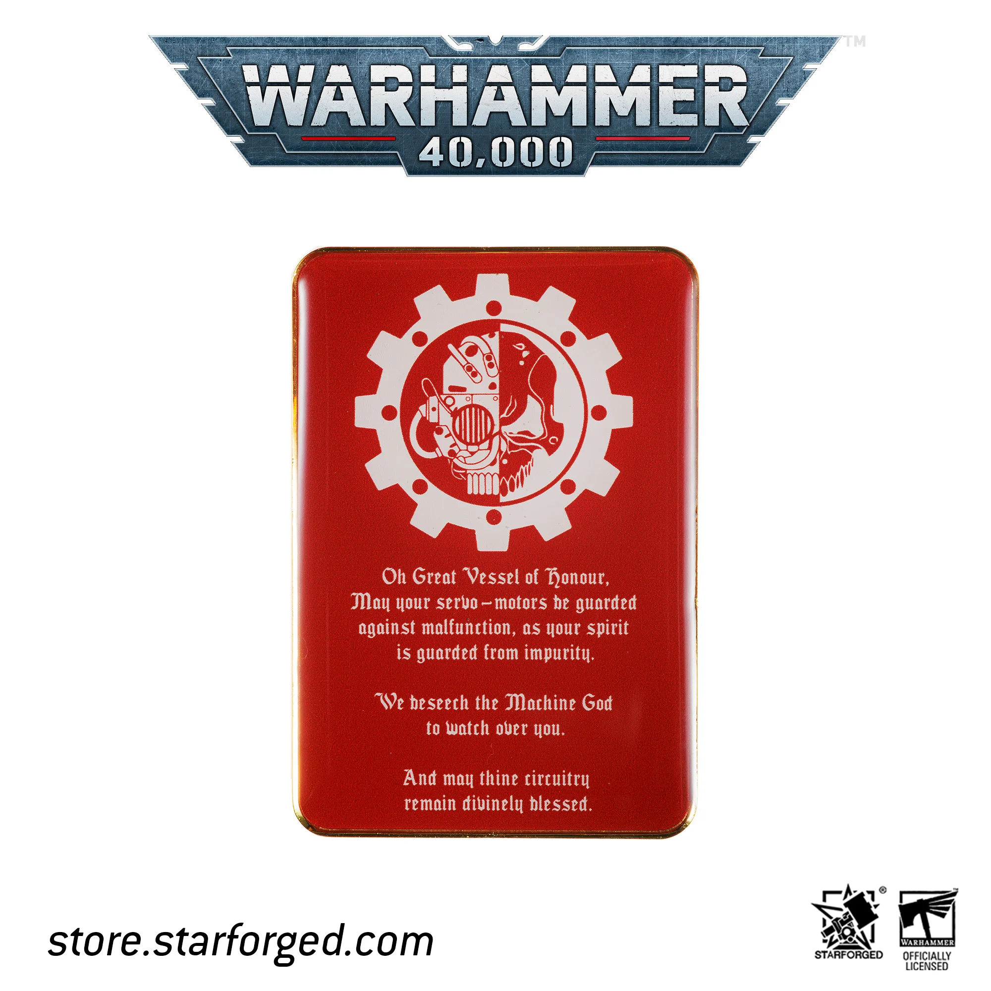 Starforged Adeptus Mechanicus Stc Pin Badge Refrigerator Magnet Warhammer 40000 Brooch Other Christmas Gift