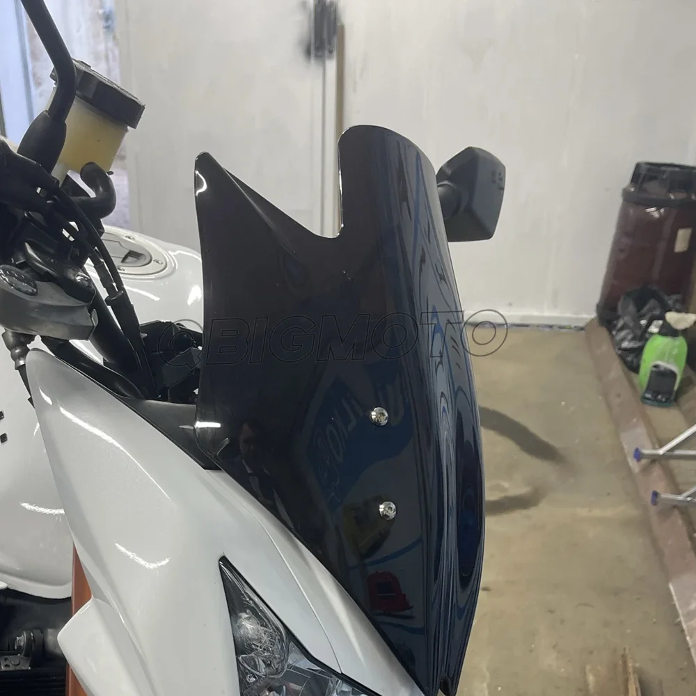 Motorcycle Windscreen Windshield Z750 Z1000 Front Deflector For Kawasaki Z 750 2012 Z 1000 2007 2008 2009