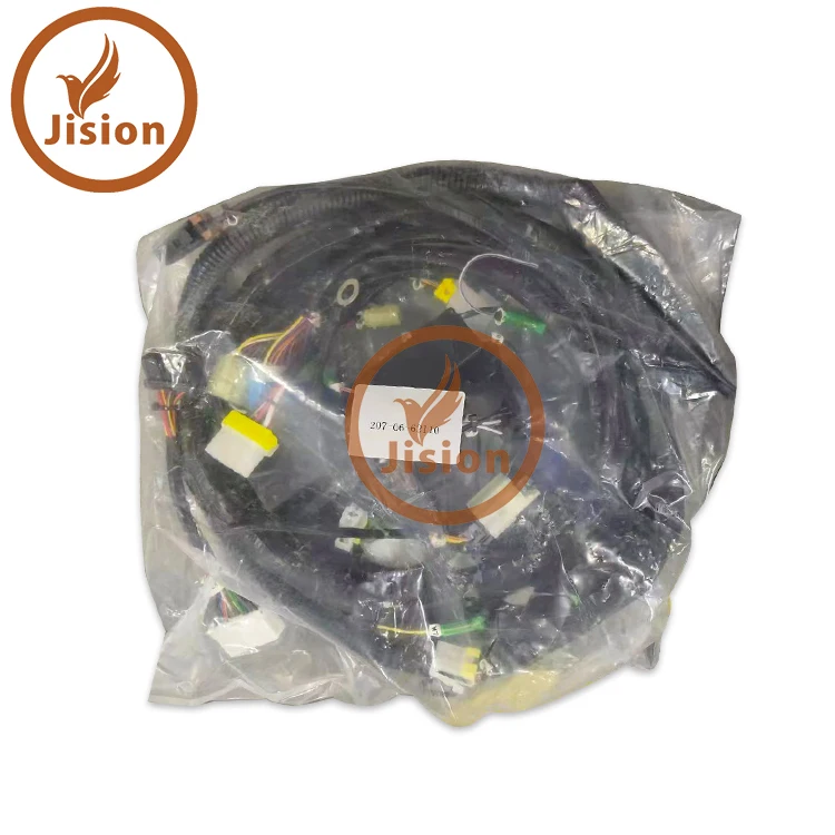 High Quality Excavator Parts 207-06-61241 Computer Main Wiring Harness PC350-6 Excavator Accessories Wire Cable