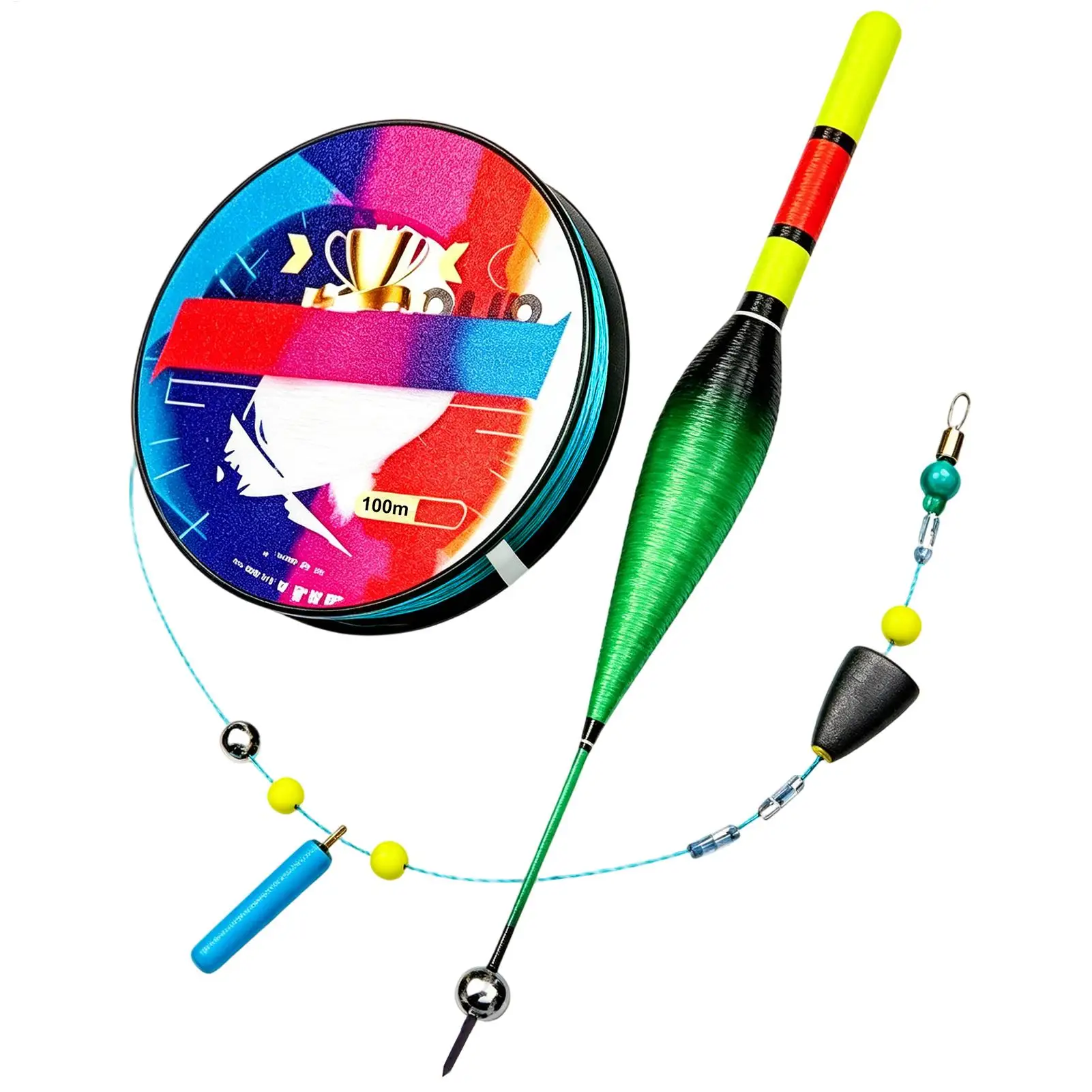 Automatic Fishing Line Set with Float for Anglers Easy Casting and Smooth Retrieval Outdoor Fishing Tackle Accessories