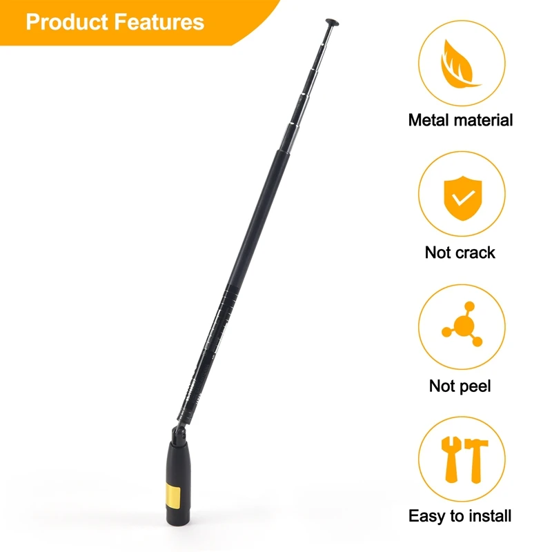 SRH789 SMA Male 95-1100Mhz Foldable Telescopic Antenna