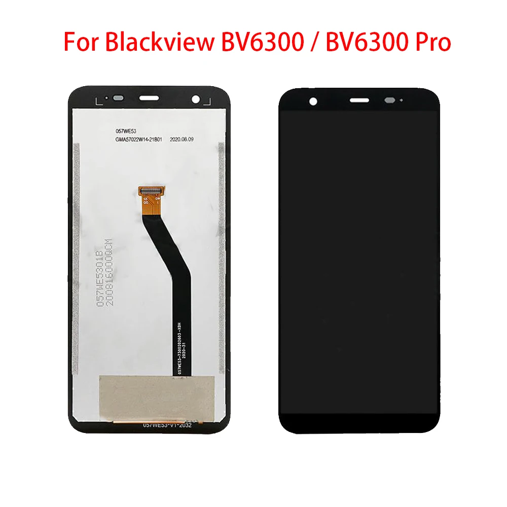 Layar sentuh tampilan LCD untuk Blackview BV4900 BV5100 BV5500 BV6300 BV6600 BV6800 BV7100 BV8800 BV9100 BV9200 BV9500 BV9800 Pro