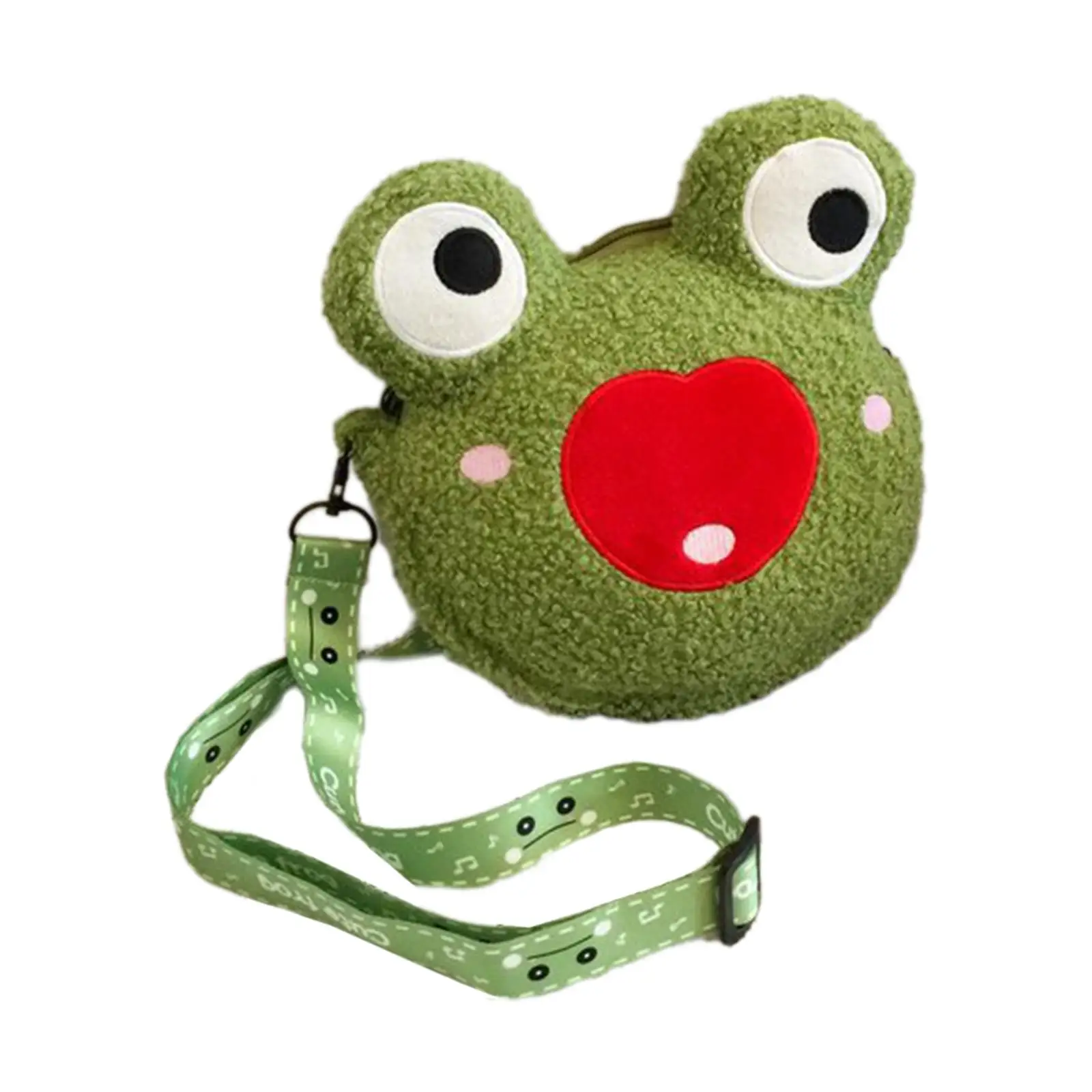 Frog Crossbody Bag Cartoon Pattern Women Shoulder Bag for Beach Girls Travel