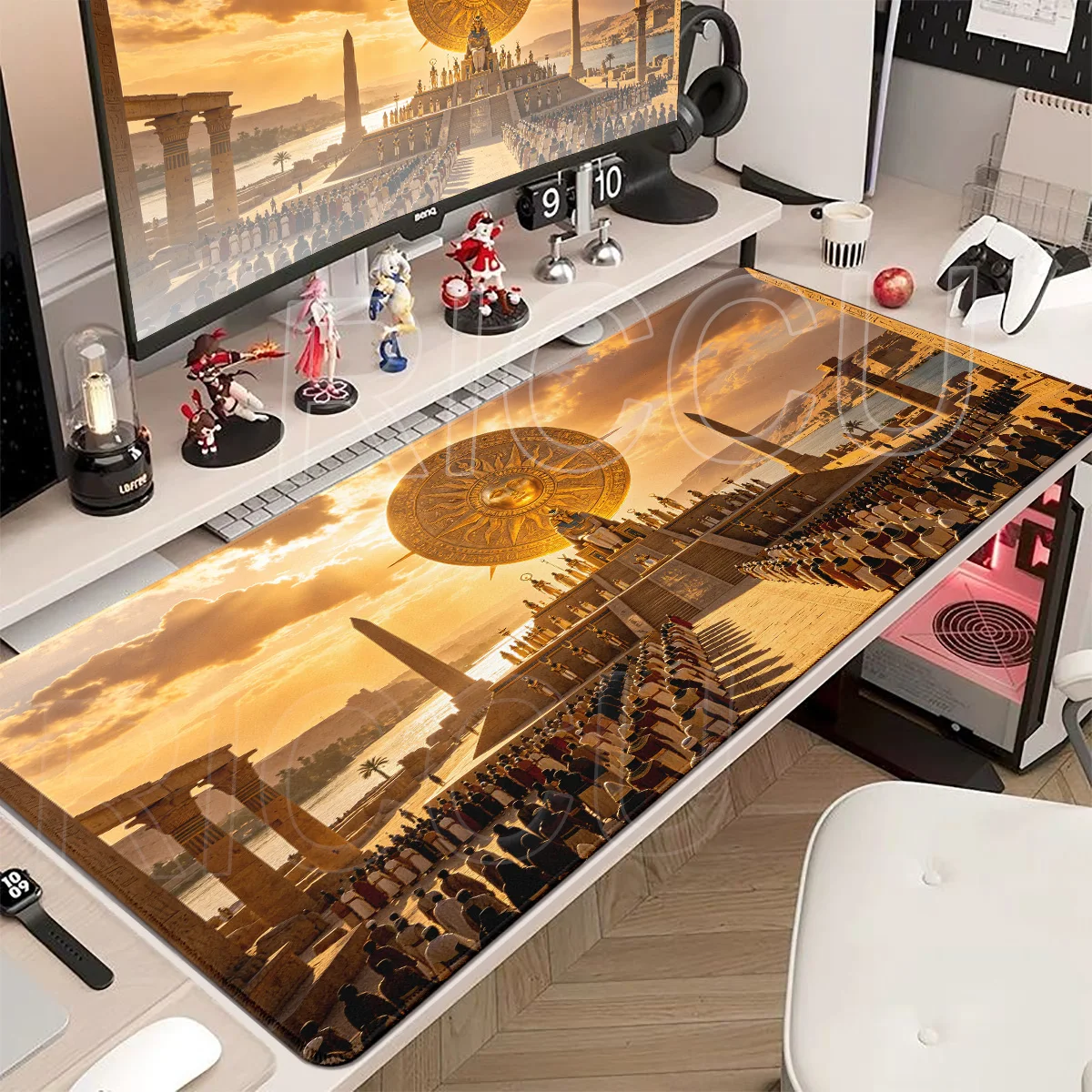 Ancient Egypt Posters Non-slip Mouse Pad Large Rubber Base Anti-slip Desk Accessories Mousepad for Gamer Keyboard Mat Decor Rug