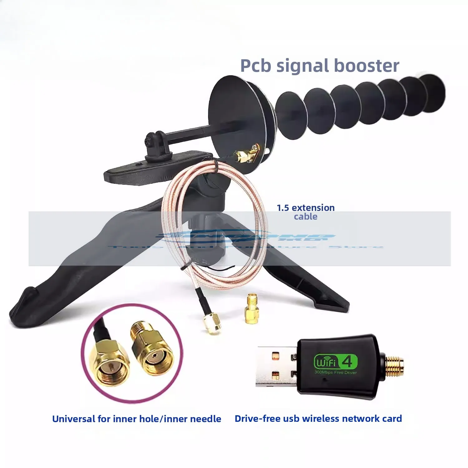

16dBi 2.4GHz WIFI directional antenna laptop desktop USB wireless network interface card signal booster