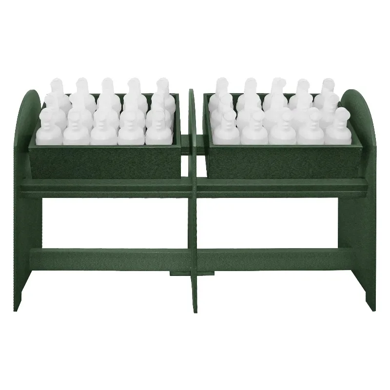 

Recycled plastic double turf mixed bottle holder