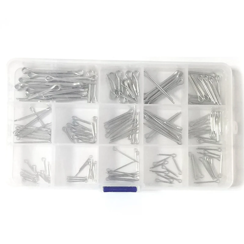 150 Pieces, 7 Specifications, 304 Stainless Steel Split Pin, U-Shaped Hairpin Pin, Spring Pin