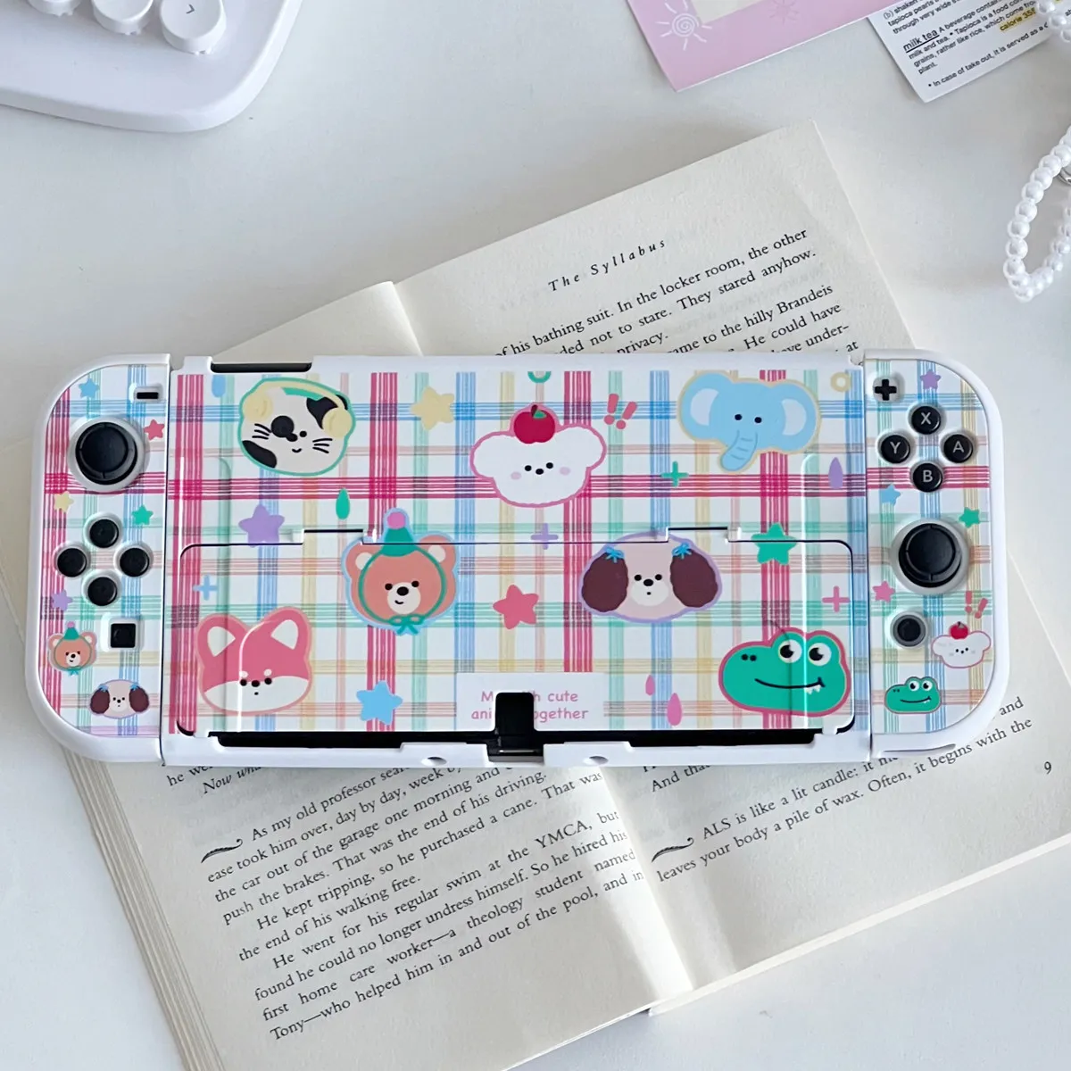Kawaii Cute Case for Nintendo Switch 2 Shockproof Anti-slip Anti-drop Hard Shell Soft Joy-Con Cover Fit NS OLED Game Accessories